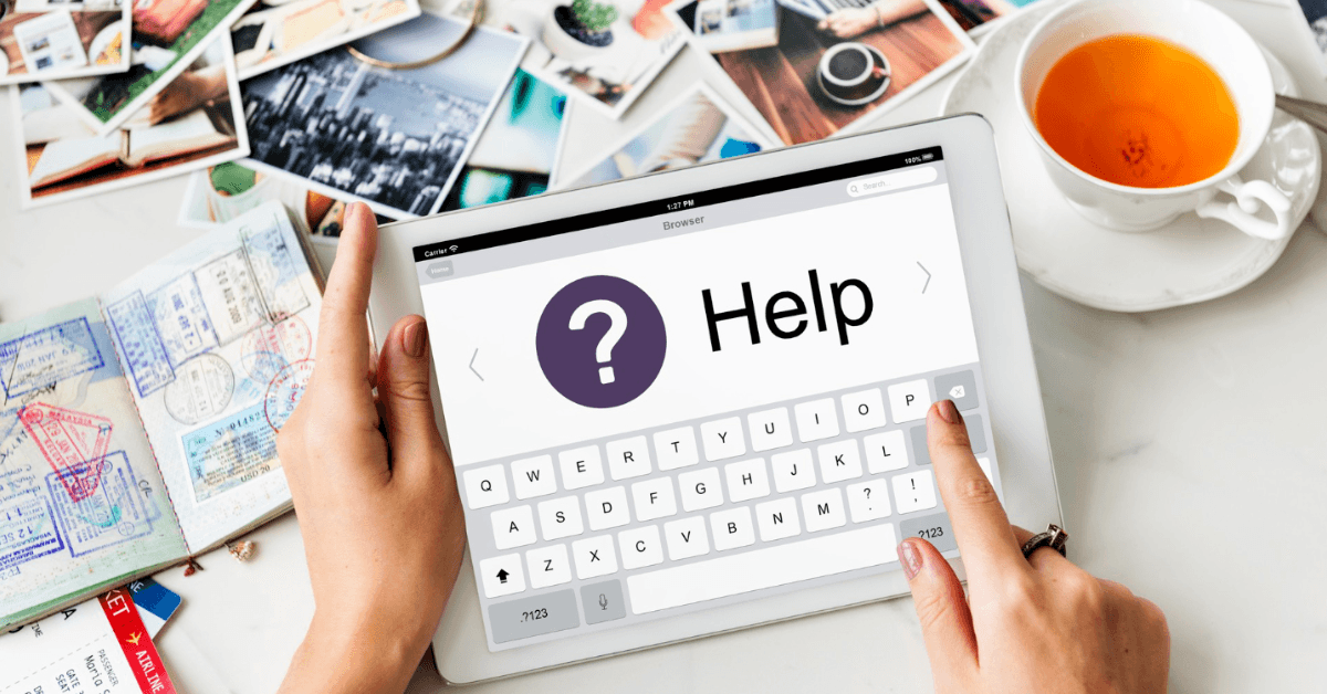 Text on a computer screen with the heading "Additional Tips for Finding Reliable PC Support." Below the heading are bullet points listing ways to find PC support, such as recommendations from friends and neighbors._celestialinfotech.com
